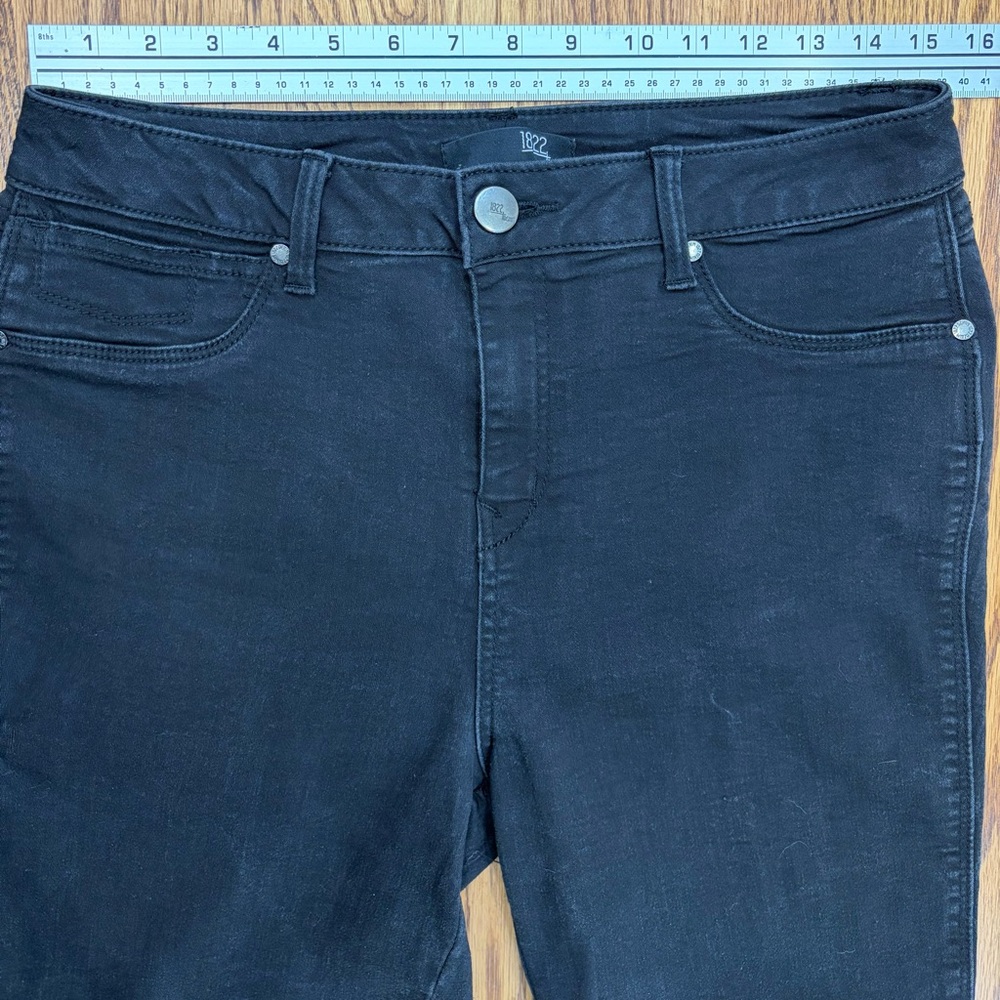 1822 Denim Black Skinny Jeans - Picture 6 of 9